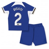 Fotballdrakt Barn Chelsea Axel Disasi #2 Hjemmedraktsett 2023-24 Kortermet (+ Korte bukser)